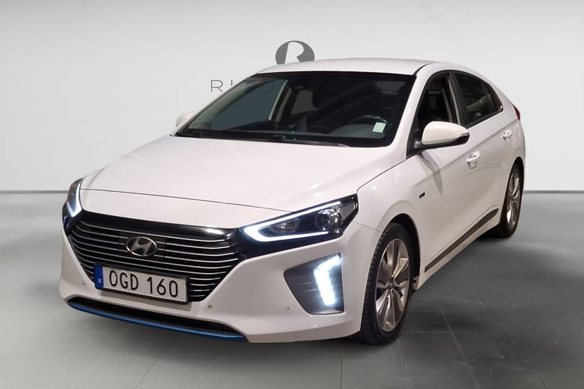 Bild 1 av Hyundai Ioniq Hybrid 1.6 141 HK AUT PREMIUM PLUS ECO NAVI PDC 360KR/ÅR