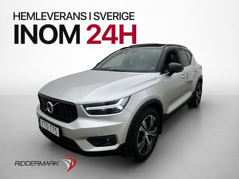 Bild 3 av Volvo XC40 T5 AWD R-Design Pano H/K 360° VOC Värm Skinn Drag