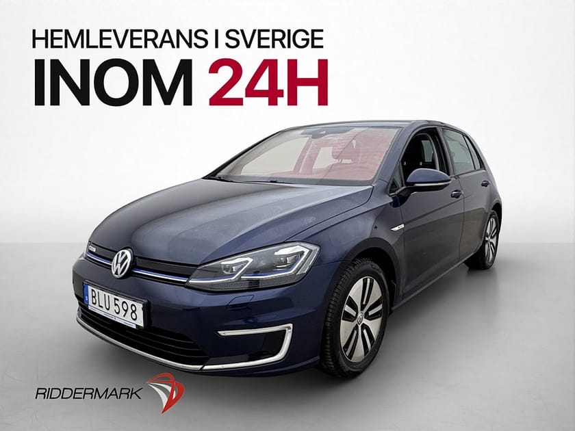 Bild 4 av Volkswagen e-Golf 136hk Pluspaket Cockpit Värmepump Skinn