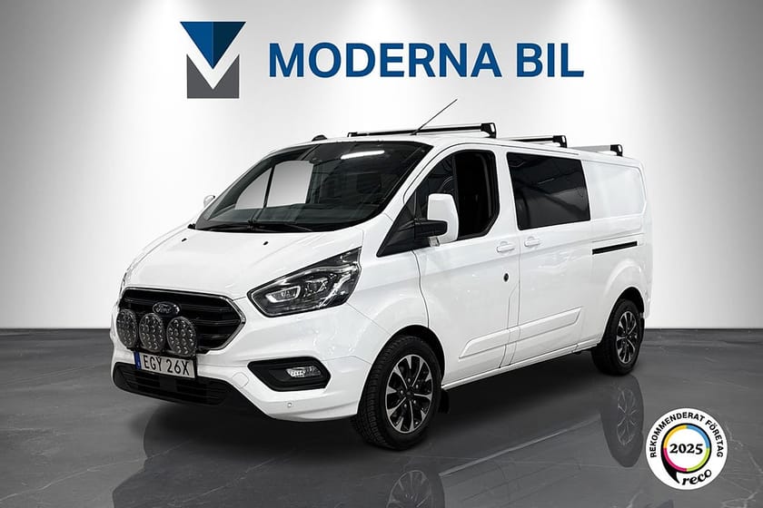 Bild 1 av Ford Transit Custom 340 Crew Van 2.0 170hk 5-sits Drag D-värm B-kam