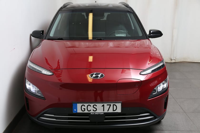 Bild 5 av Hyundai Kona Electric 64 kWh Advanced 204hk Skinn KRELL Head-up Två-tons Lack