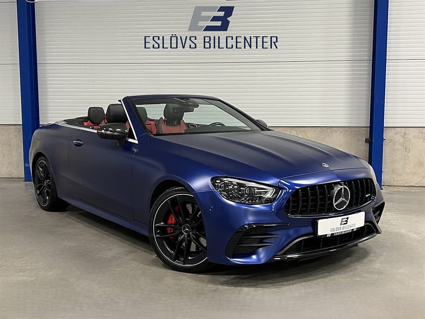 Bild 1 av Mercedes-Benz AMG E 53 4MATIC+ Cabriolet 435 HK 4MATIC / CAB / Burmester / Luftfjädring / Airscarf