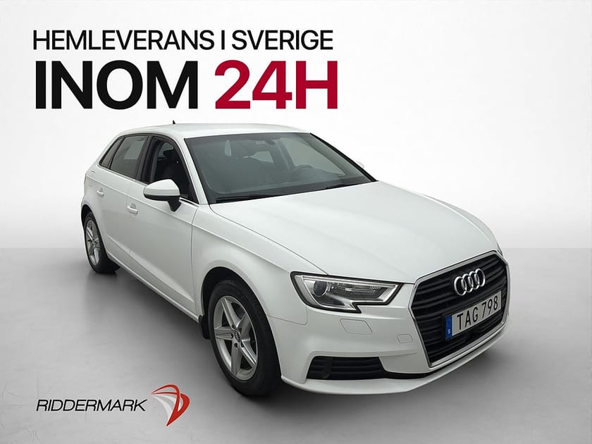 Bild 1 av Audi A3 Sportback 35 TFSI P-Sensorer Adaptiv-Fart 0.50l/mil