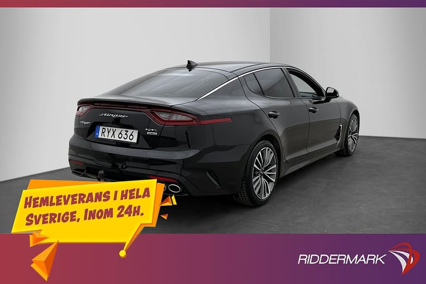 Bild 5 av Kia Stinger 2.2 CRDi AWD GT 200hk H/K Skinn 360° HUD GPS