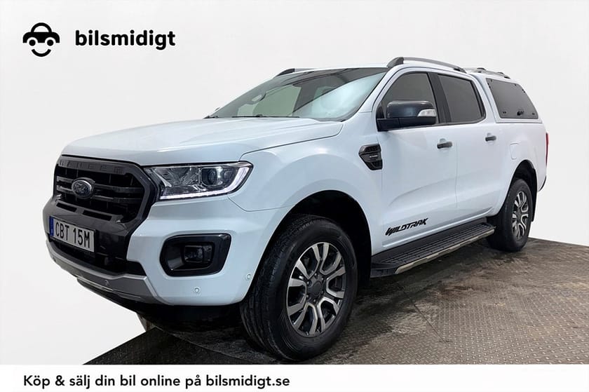 Bild 1 av Ford Ranger Dubbelhytt Wildtrak 2.0 Bi-Turbo 4x4 Drag Navi Värmare MOMS