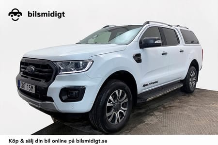 Ford Ranger Dubbelhytt Wildtrak 2.0 Bi-Turbo 4x4 Drag Navi Värmare MOMS
