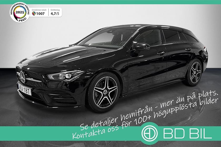 Bild 1 av Mercedes-Benz CLA 180 Shooting Brake AMG PANO WIDESCREEN VÄRMARE DRAG