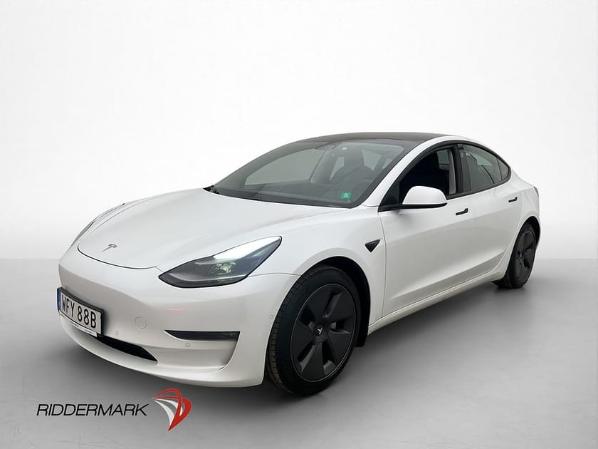 Bild 1 av Tesla Model 3 Long Range AWD Pano Värmare Kamera Skinn AP