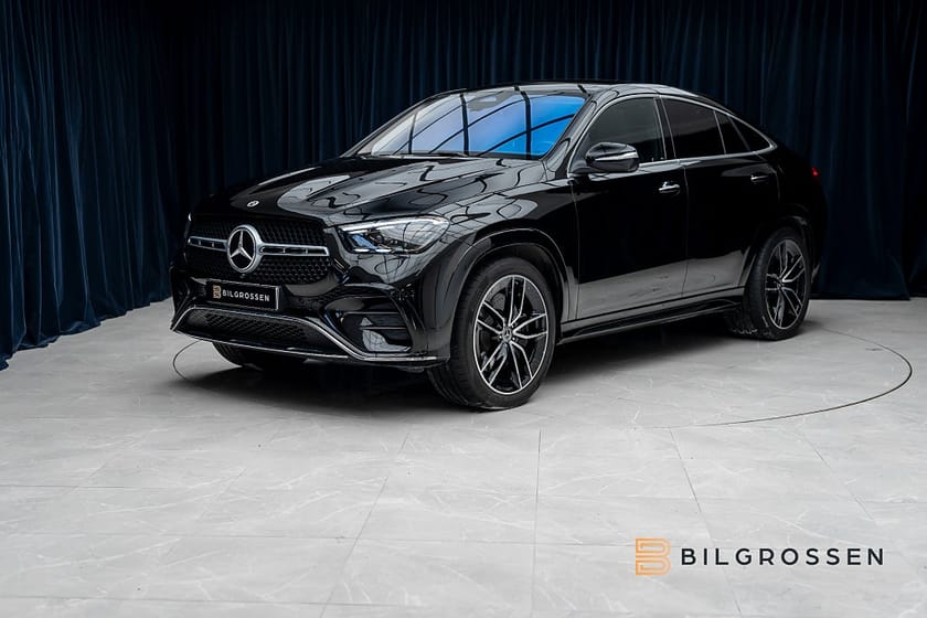 Bild 1 av Mercedes-Benz 350 de 4MATIC Coupé AMG Line Premium Pano HUD Burmester