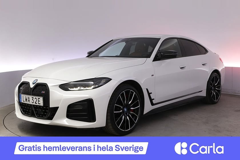 Bild 1 av BMW i4 M50 xDrive Gran Coupé M Sport Kamera Elstol HiFi