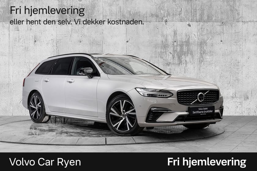 Bilde 1 av Volvo V90 T6 AWD Plug In Hybrid Ultra Dark 350Hk. Topputstyrt!