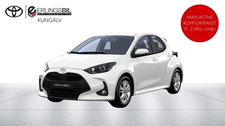Toyota Yaris Hybrid 115 1,5 Active KAMPANJ PÅ PRIVATLEASING