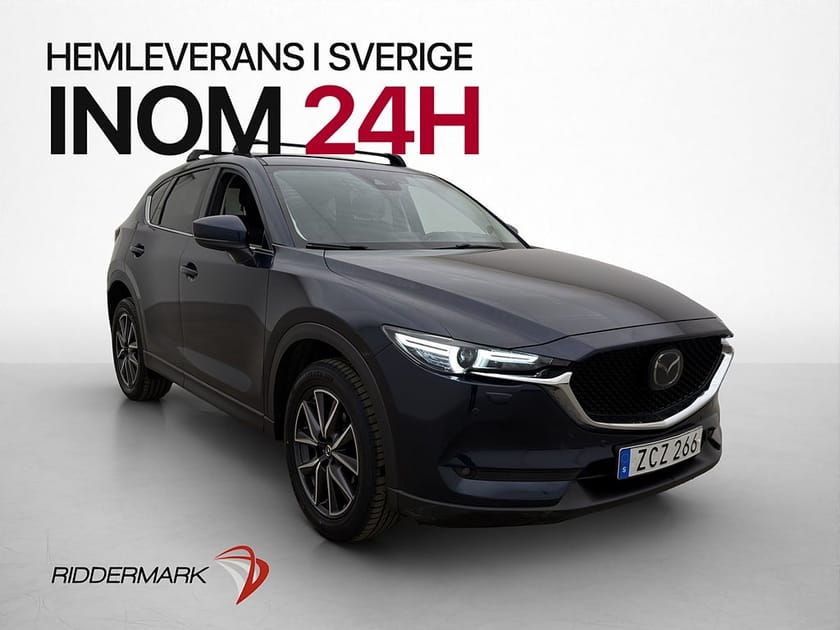 Bild 3 av Mazda CX-5 2.5 AWD 194hk Optimum Bose Kamera HuD Skinn Drag