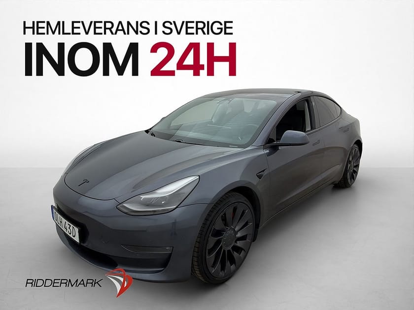 Bild 3 av Tesla Model 3 Performance Värmepump Svensksåld