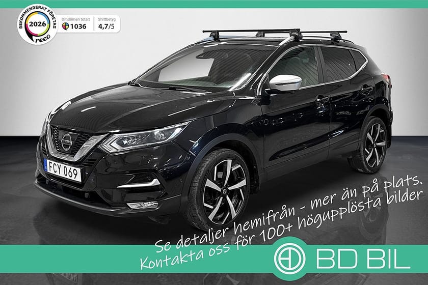 Bild 1 av Nissan Qashqai TEKNA+ NAPPA LÄDER PANORAMA 360 KAMERA BOSE TVÅ BRUKARE