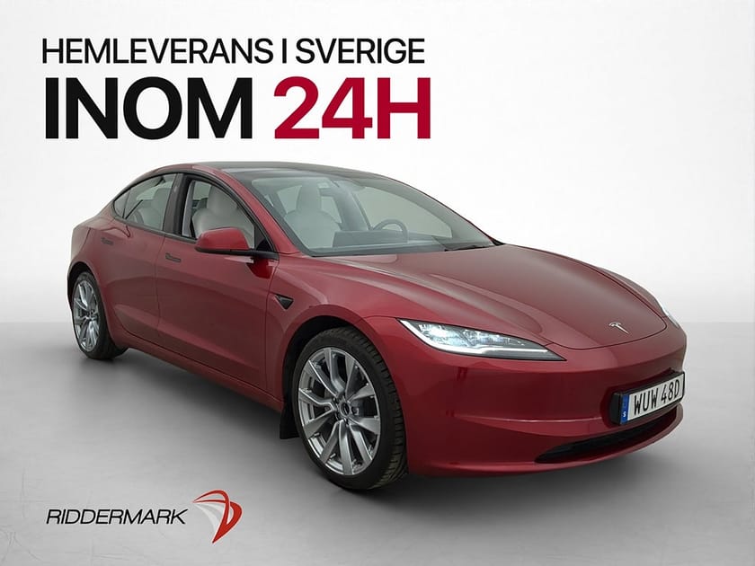 Bild 1 av Tesla Model 3 Long Range AWD Svensksåld Autopilot Värmepump