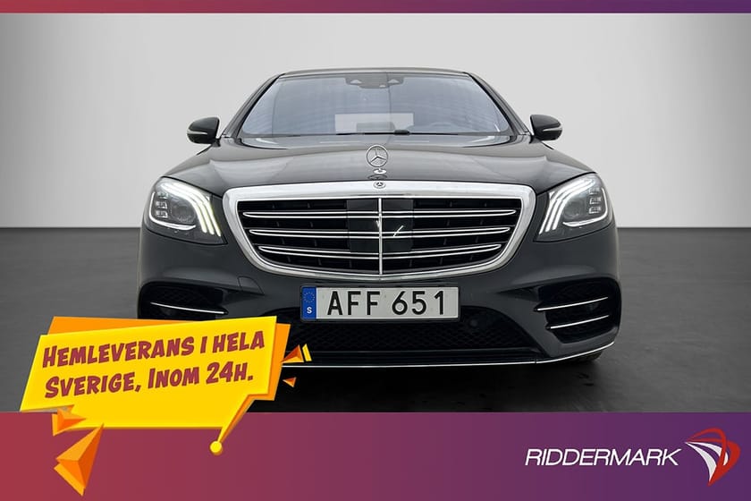 Bild 3 av Mercedes-Benz S 400 d 4MATIC L 400d 4M AMG Airmatic Pano Burm 360° HUD