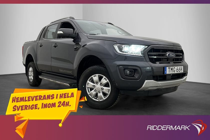 Bild 1 av Ford Ranger Dubbelhytt Wildtrak 213hk 4x4 Värm Drag Diff Moms 1-Ägare