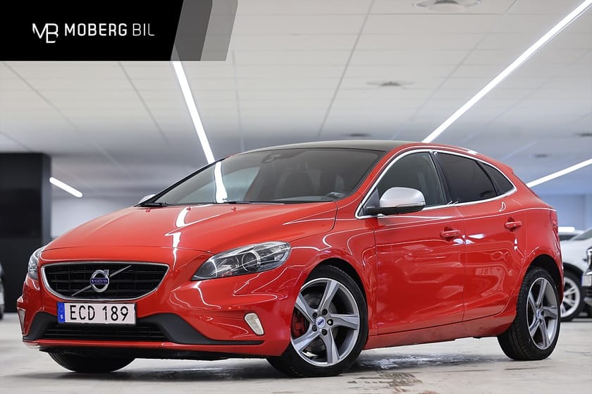 Bild 1 av Volvo V40 D2 120hk R-Design Pano PDC Drag Värmare
