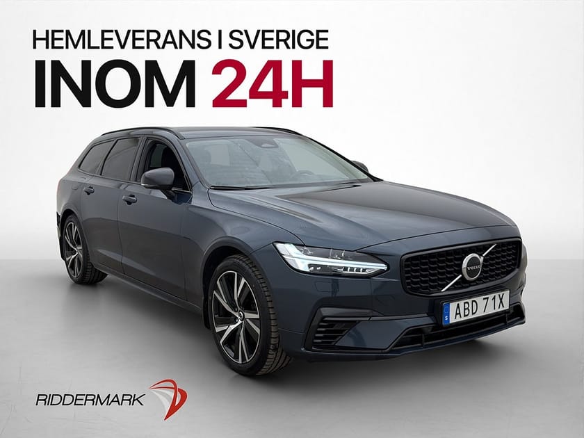 Bild 1 av Volvo V90 Recharge T6 AWD Plus Dark Skinn H/K Kamera MOMS