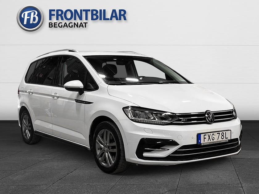 Bild 1 av Volkswagen Touran 7-seater 7-Sitsig/P-Värmare/R-Line/Drag/B-kamera/