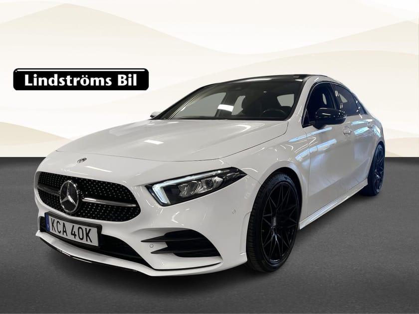 Bild 1 av Mercedes-Benz A 200 Sedan AMG Line 1.3 163hk S&V-Hjul Pano