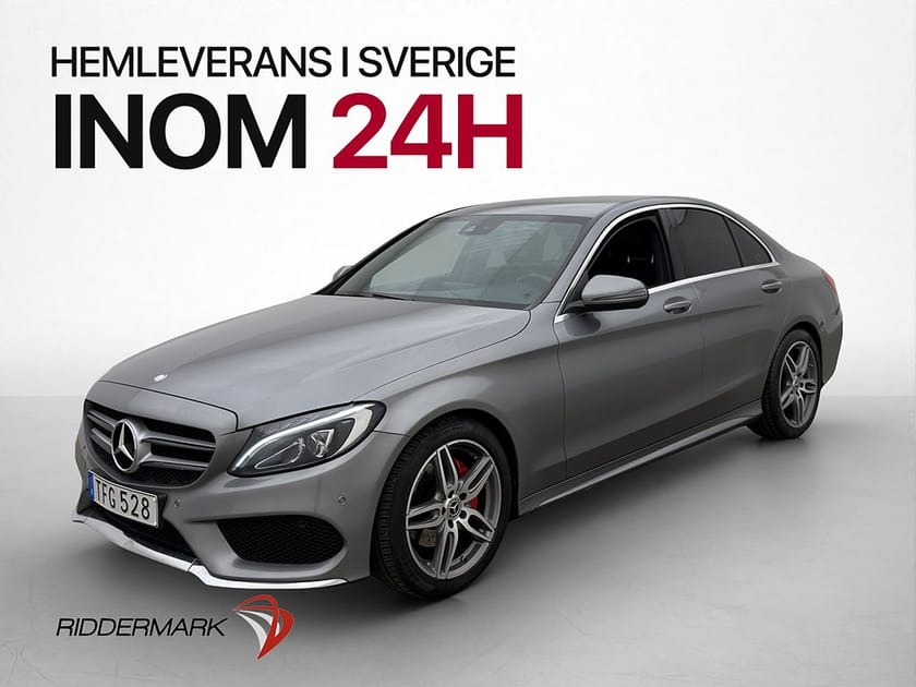 Bild 3 av Mercedes-Benz C 220 d 170hk AMG Line Burmester Skinn