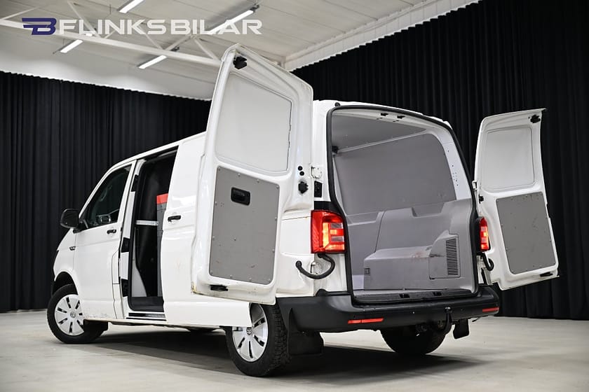 Bild 5 av Volkswagen Transporter TDI 150HK L2|Dubbeldörr|Inredd|Drag|Värmare