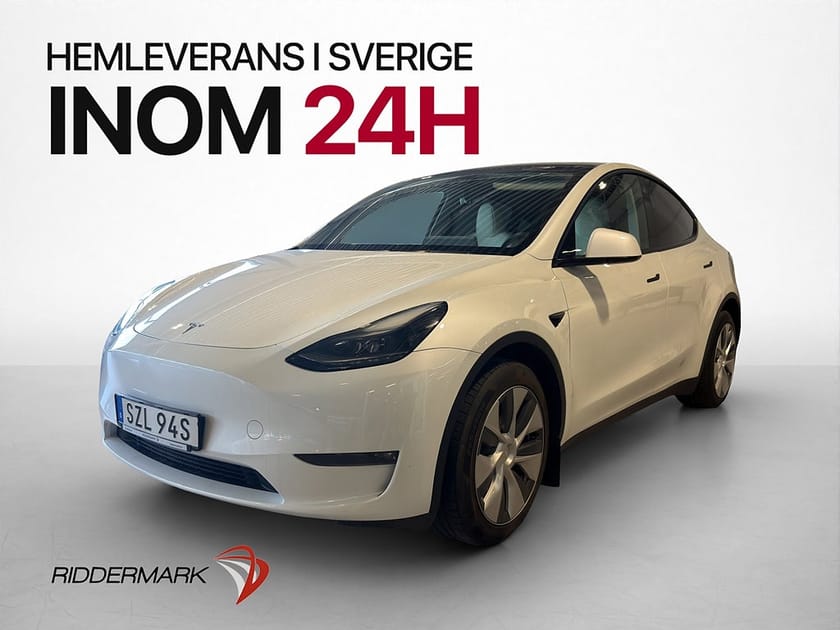 Bild 1 av Tesla Model Y Long Range AWD Ljus Interiör Drag Pano Kamera