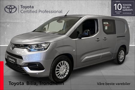 Toyota ProAce City Electric Comfort L2 Lang 50 kWt 2 skyved. sideh. bakd.