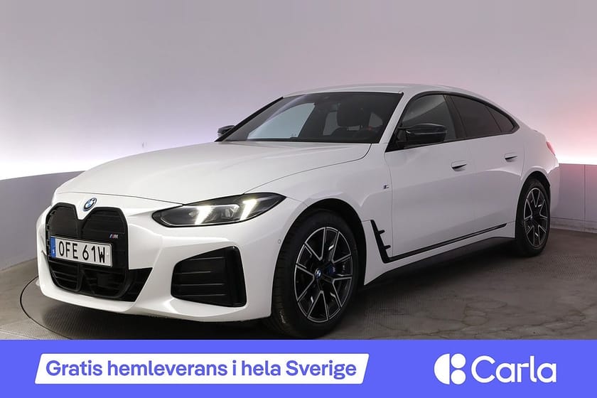 Bild 1 av BMW i4 M50 xDrive Gran Coupé Drag Elstol Kamera HiFi