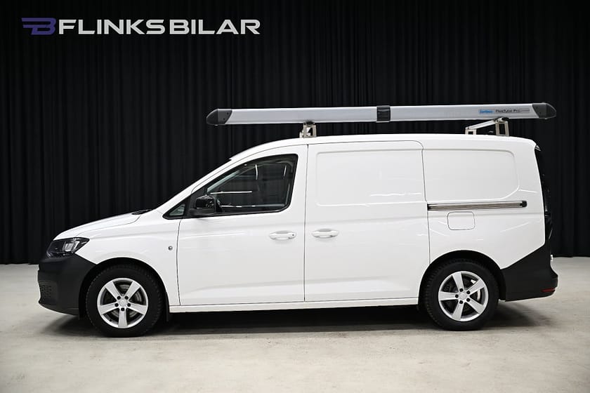 Bild 3 av Volkswagen Caddy Cargo Maxi DSG 122HK Servicebil|Inredd|Dubbelgolv|Dubbeldörr|Moms