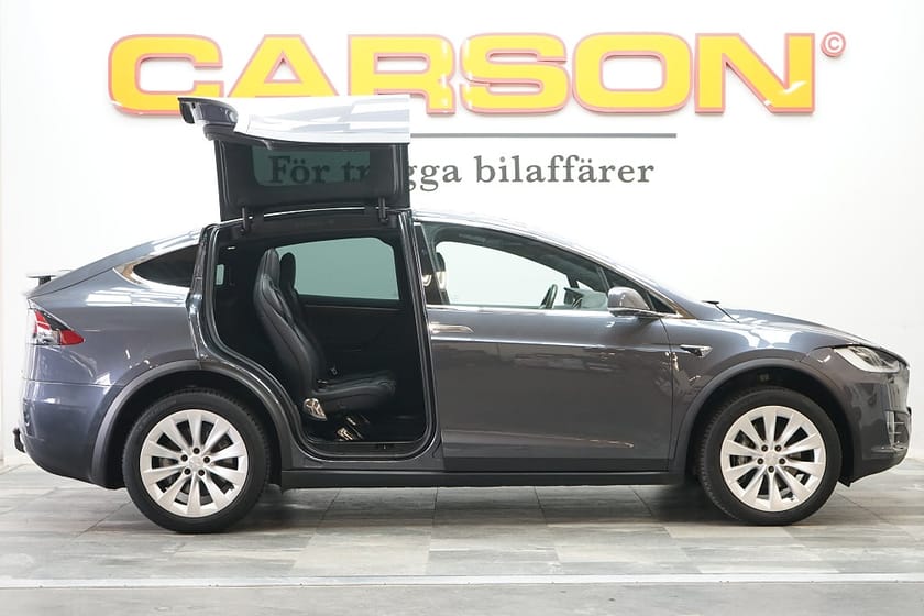 Bild 4 av Tesla Model X 90D AWD 6-sits Leasebar Pano Summon Luftfjädring