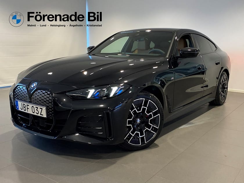 Bild 1 av BMW i4 eDrive40 Gran Coupé 4,95% ränta M-Sport Pro AdaptivFarth HiFi Drag
