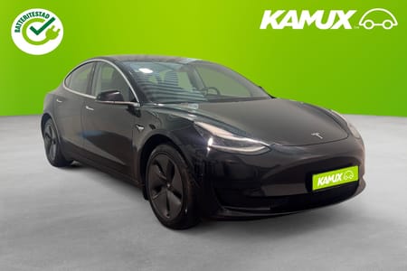 Tesla Model 3 Standard Range Plus Dragkrok Svensksåld 325hk