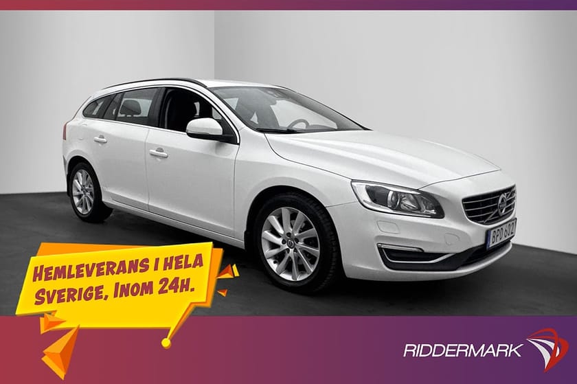 Bild 1 av Volvo V60 D4 Momentum VOC Värmare HalvSkinn Rattvärme Drag