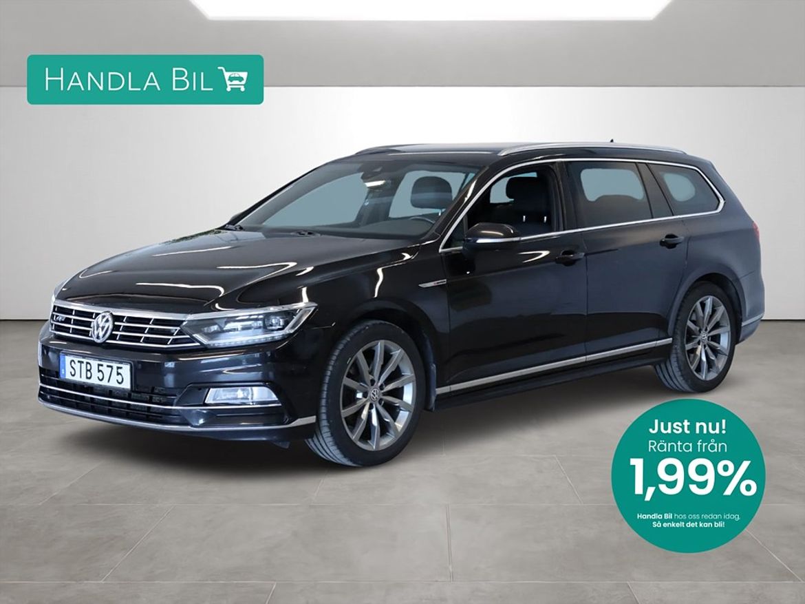 Volkswagen Passat Sportscombi 2.0 TDI DPF SCR 4Motion DSG Sekventiell, 190hk, 2018