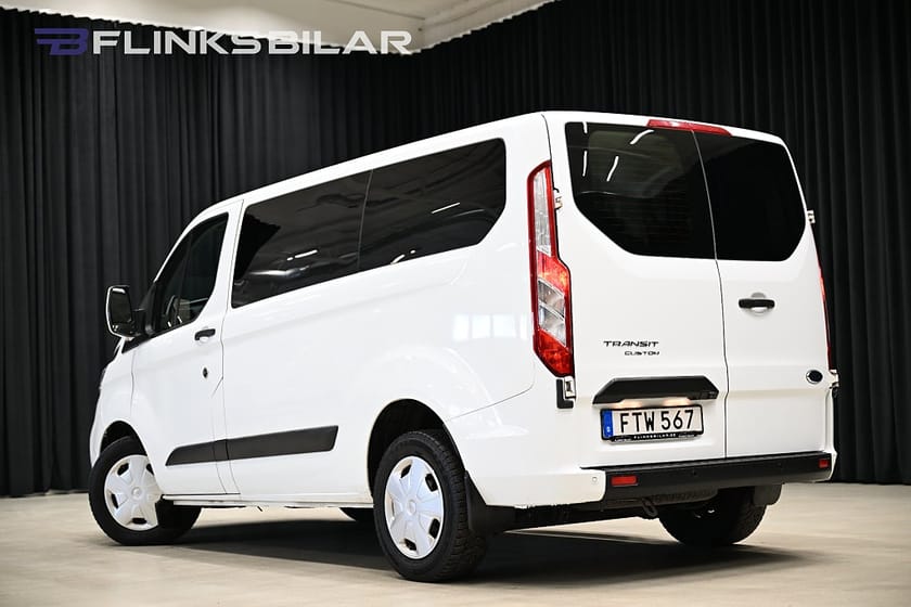 Bild 4 av Ford Transit Custom 320 Kombi 130HK Automat|9-Sits|NyKamrem|Leasbar