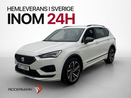 SEAT Tarraco PHEV 245hk FR Cockpit Kamera Navi Elstol Drag