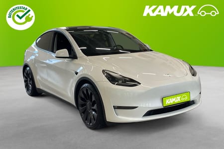 Tesla Model Y Performance Pano Kamera Navi Drag Moms 534hk