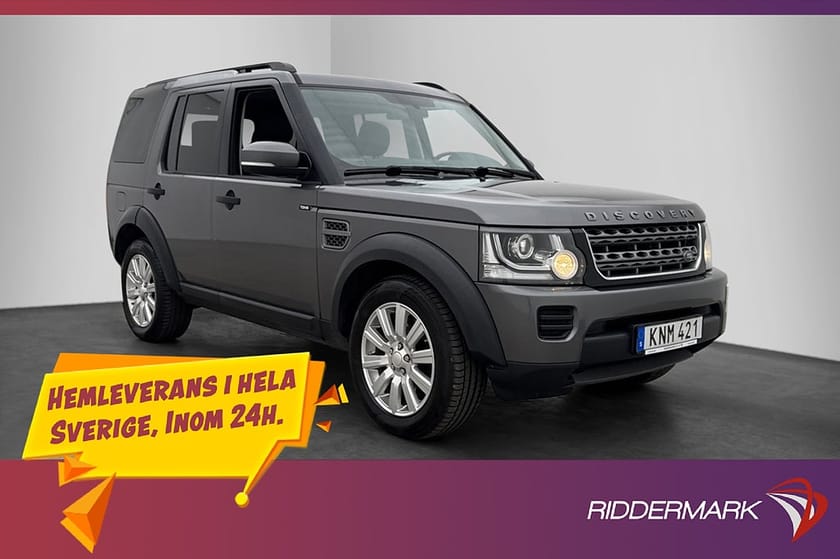 Bild 2 av Land Rover Discovery 3.0 TDV6 4WD 7-Sits Värmare Skinn Drag