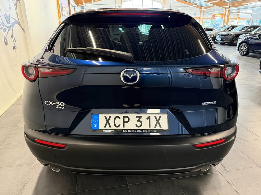 Bild 4 av Mazda CX-30 2.0 e-SKYACTIV-X M Hybrid AWD Cosmo Bose Skinn V-Hjul