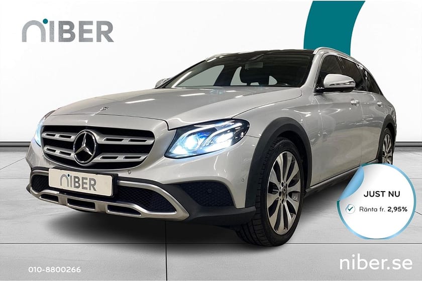 Bild 1 av Mercedes-Benz E 220 d 4MATIC All-Terrain ALLTERRAIN, Drag, 12MÅN GARANTI, Burmeister, Läder, HUD
