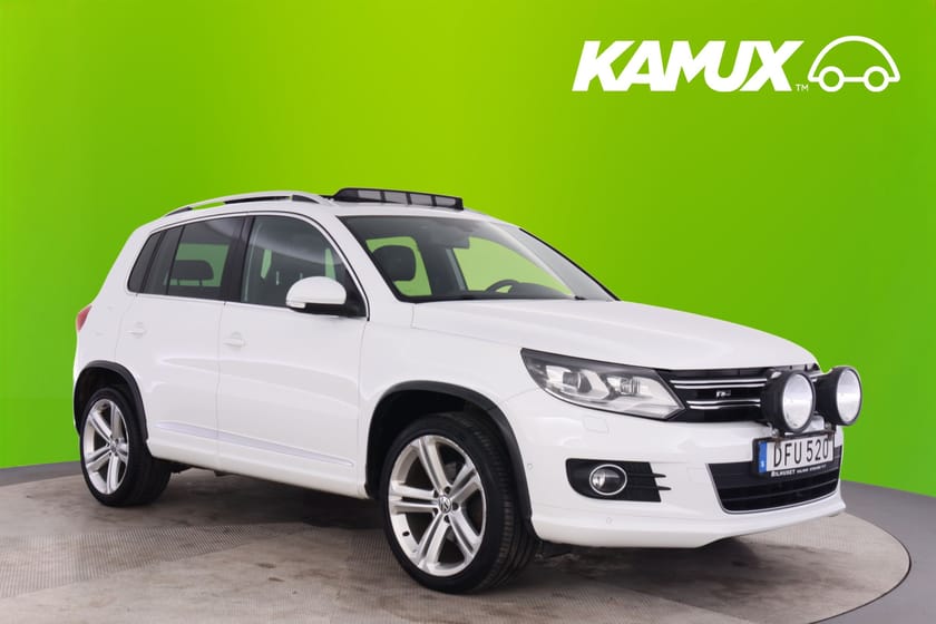 Bild 1 av Volkswagen Tiguan 2.0 TDI 4M DSG R-Line Pano Kamrem Bytt Läder B-Kam Drag Elstol