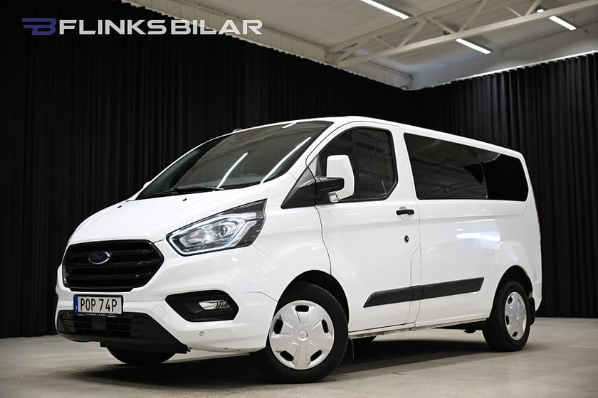 Bild 1 av Ford Transit Custom 320 Kombi 130HK Automat|Kombi|9-Sits|Värmare|Backkamera