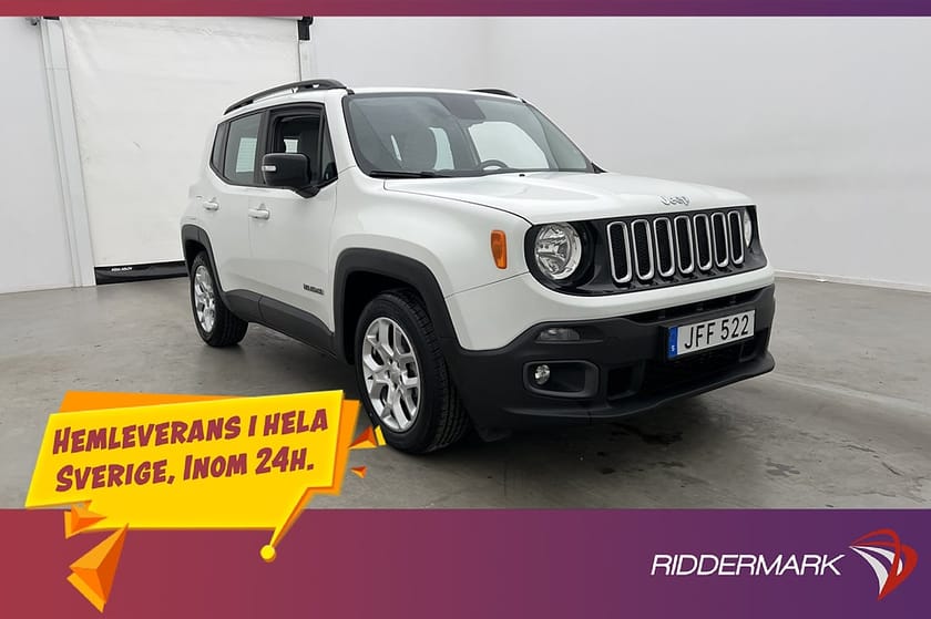 Bild 1 av Jeep Renegade 1.6 120hk Longitude Dragkrok Navi Rattvärme