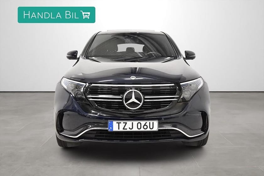 Bild 3 av Mercedes-Benz EQC 400 4MATIC 4M AMG Pano HUD Burmester Drag SoV-hjul