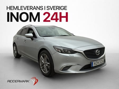 Mazda 6 Wagon 2.2 SKYACTIV-D AWD 150hk Navi P-Sensorer BLIS