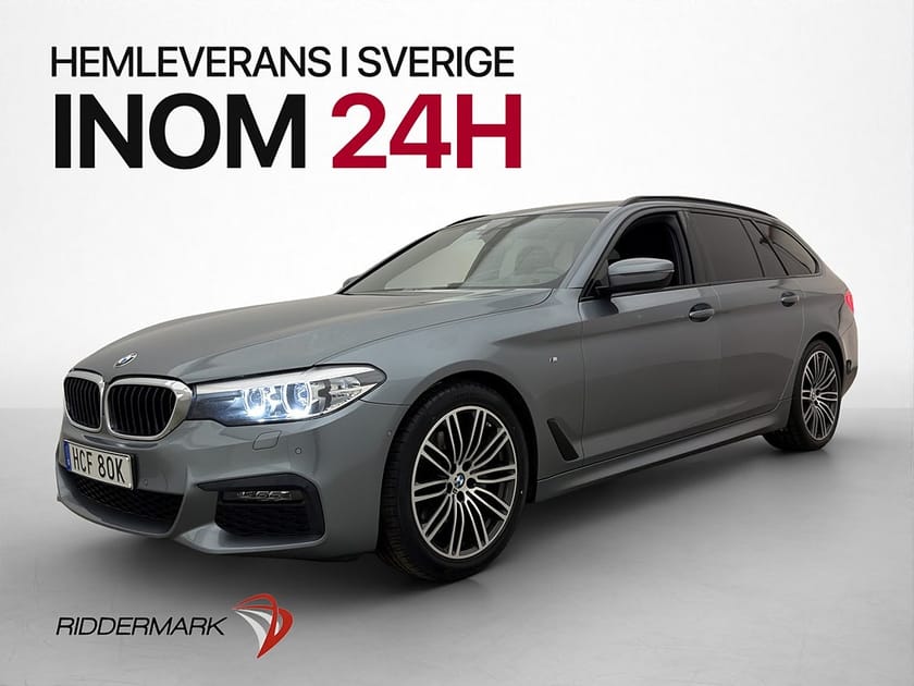 Bild 1 av BMW 520d xDrive Touring M Sport H/K Värmare Kamera Drag Navi