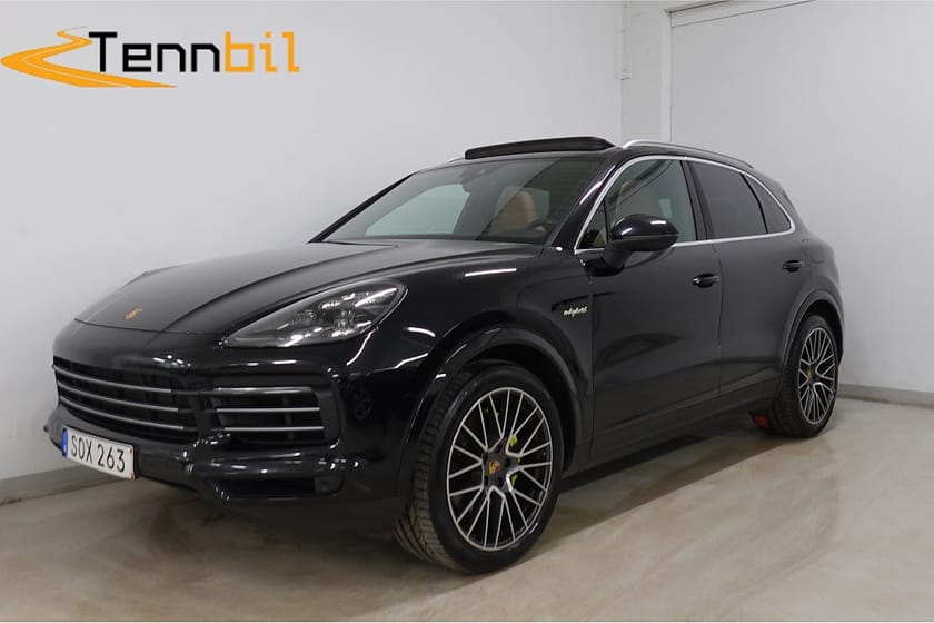 Bild 1 av Porsche Cayenne E-Hybrid S 18-vägs BOSE PDLS+ PASM SportChron Drag Pano